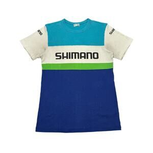 Vintage Shimano Cycling Tee Shirt Men's Large Made in Japan